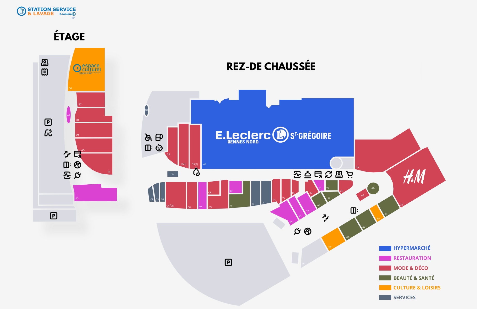 Plan Saint Grégoire Le Centre 1