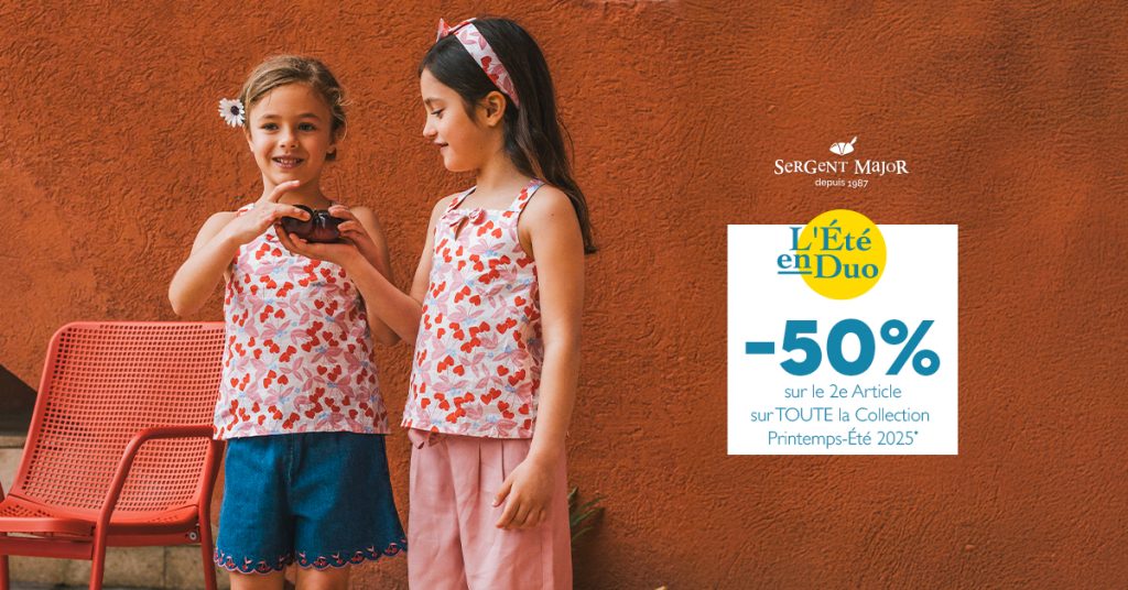 Offre été En Duo Chez Sergent Major